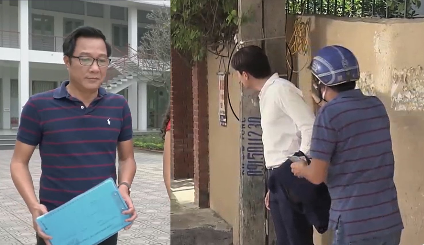 Chiếc áo quen thuộc của thầy Phú trong "Nàng dâu order" được fan phát hiện.