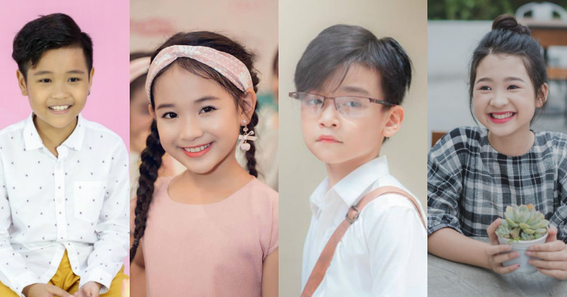 4 gương mặt nhí tham gia mùa đầu tiên của Sao nhập ngũ phiên bản nhí.