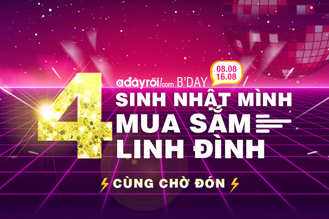 Adayroi ưu đãi đến 50%++ trong tuần lễ mừng sinh nhật 4 tuổi - 1