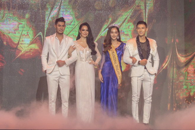 Bỏ thi Mister World 2019, Trần Công Hậu tái xuất sàn diễn cùng Hoa hậu Thái Lan - 1