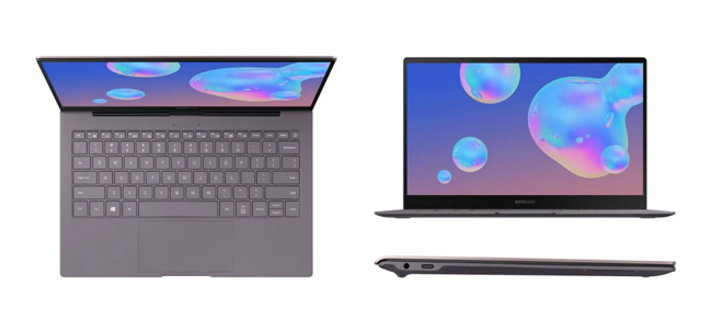 Ảnh chụp 3 chiều của Galaxy Book S.