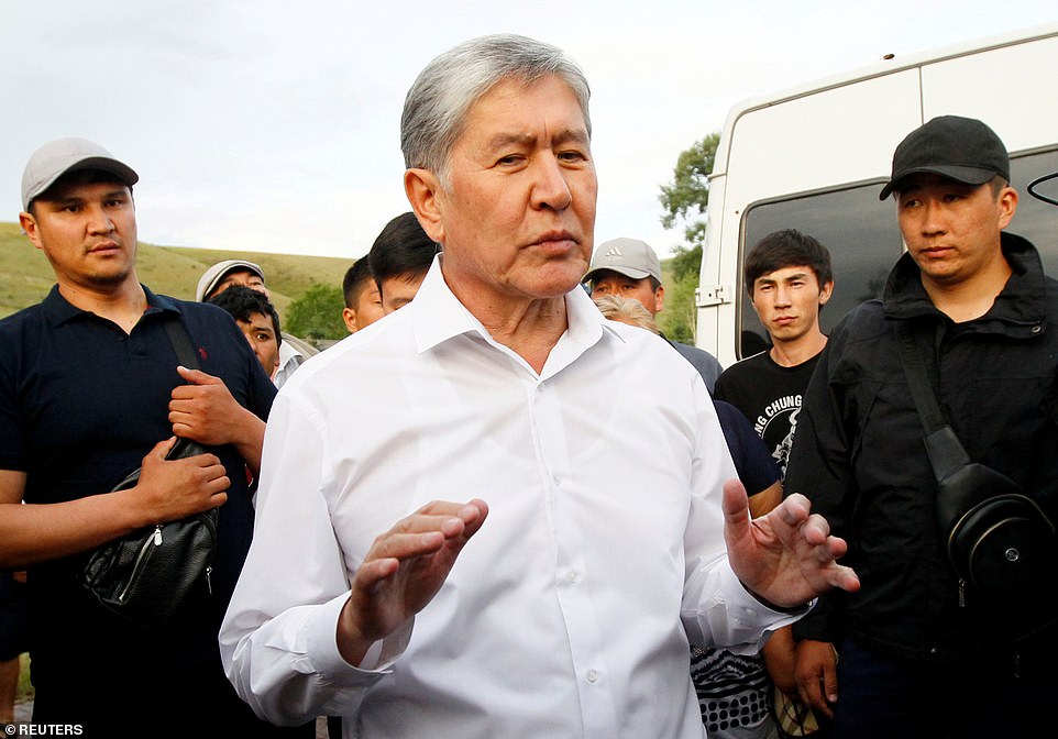 Cựu Tổng thống&nbsp;Almazbek Atambayev mới bị tước quyền miễn trừ hồi tháng 6.