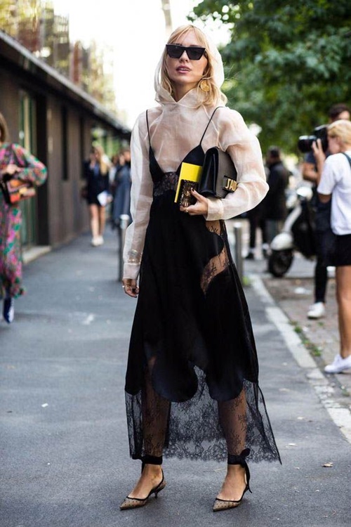 3 cách mặc xuyên thấu đẹp miễn chê ngày giao mùa - 2