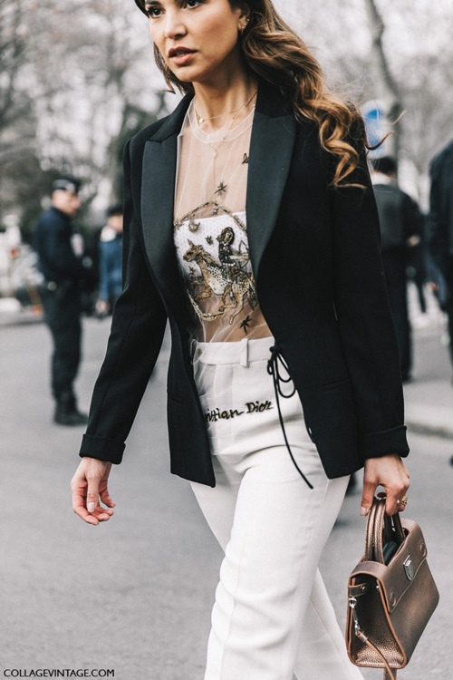 3 cách mặc xuyên thấu đẹp miễn chê ngày giao mùa - 7