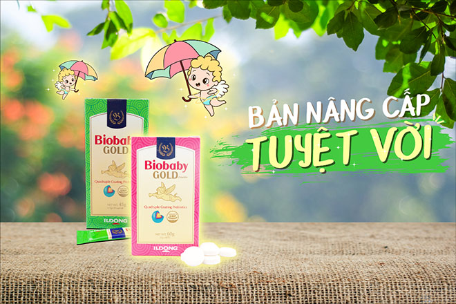 Men vi sinh Biobaby Gold – Bản nâng cấp tuyệt vời từ Biobaby