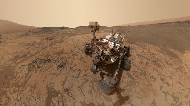 Tàu thám hiểm Curiosity của NASA đã có một phát hiện quan trọng về sự sống trên Sao Hỏa (Ảnh: NASA)