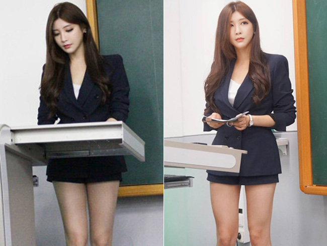 Cư dân mạng châu Á từng "dậy sóng" với những hình ảnh của một cô giáo người Hàn Quốc vô cùng xinh đẹp nóng bỏng tên Park Hyun Seo. 