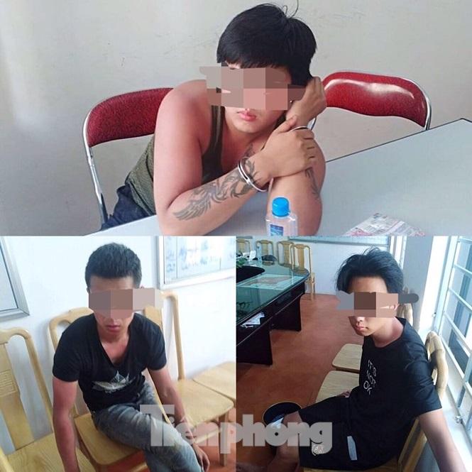 Ba nghi phạm bị bắt giữ sau khi gây án. Ảnh: TL