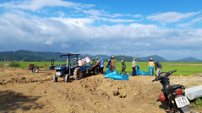 Cả trăm người dân trắng đêm dầm mình trong nước cứu đê ở Đắk Lắk - 2