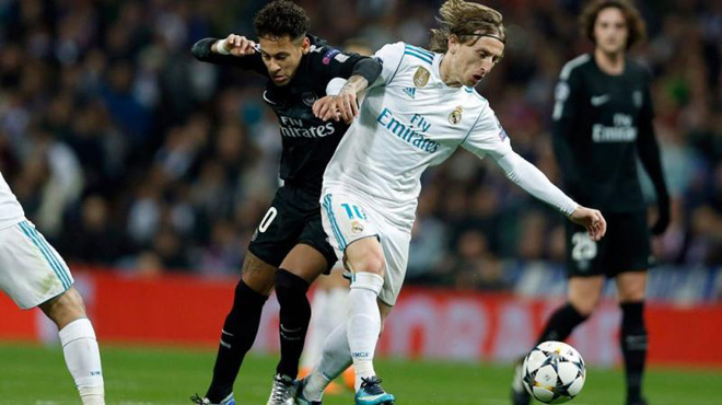 Neymar và Modric có thể đổi chỗ cho nhau nếu PSG và Real trao đổi "bom tấn"