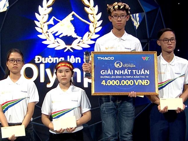 Bạn trẻ - Cuộc sống - 'Làm xiếc' màn về đích, 10X Tiền Giang lọt top điểm cao nhất Olympia năm 19