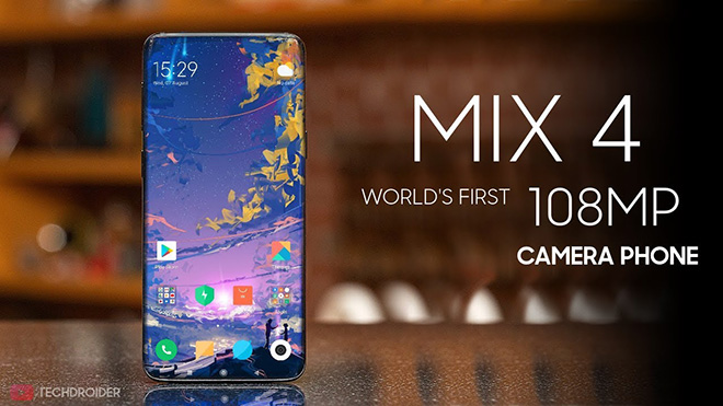 Mi MIX 4 sẽ là smartphone đầu tiên đi kèm camera 108 MP?