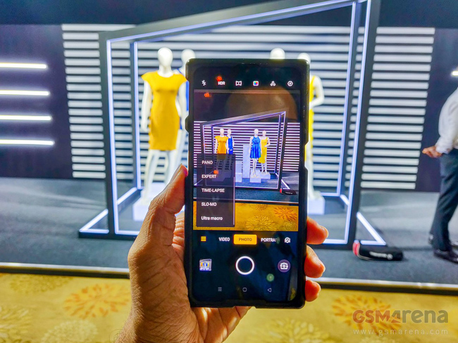 Các chế độ trong giao diện camera.