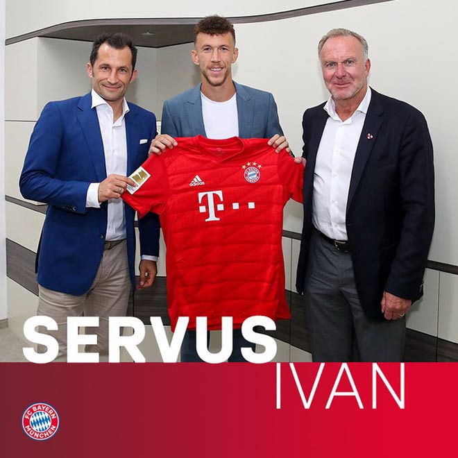Bayern Munich đã mượn thành công Ivan Perisic kèm điều khoản cho phép mua đứt anh từ Inter Milan