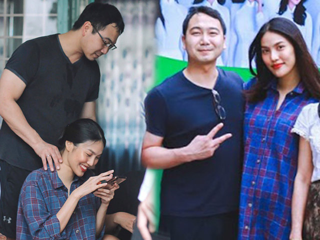 Lan Khuê lộ rõ bụng bầu 6 tháng, được chồng đại gia ân cần chăm sóc