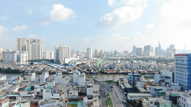 Cầu Nguyễn Khoái sau khi được xây sẽ nối đường D1, quận 7 với quận 4