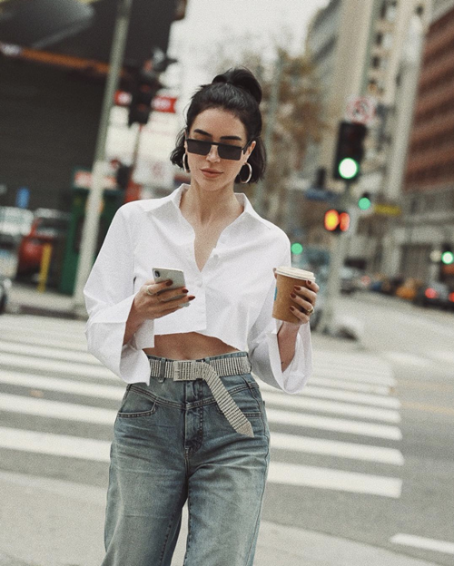 4 kiểu sơ mi trắng mát mắt cho ngày nóng nực - 2