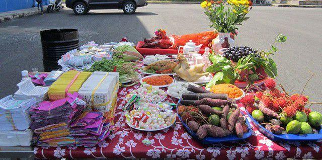 Cỗ cúng cô hồn rằm tháng 7 (ảnh minh họa).