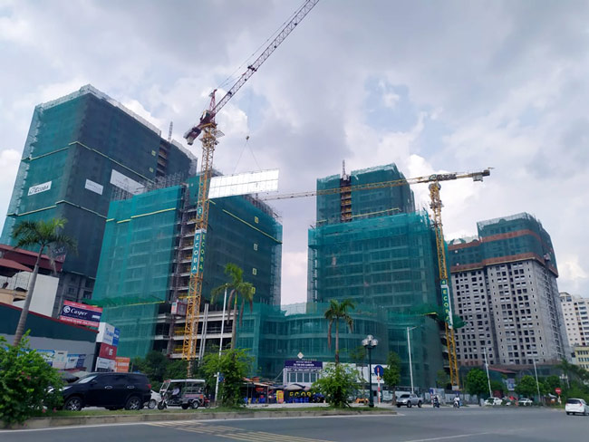 Nhiều dự án bất động sản quanh đường đua F1 tăng giá bán. 