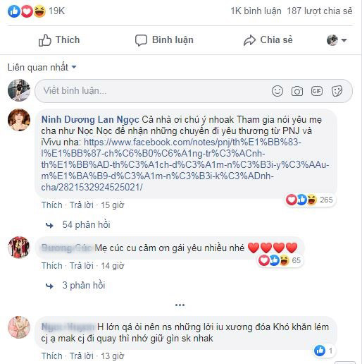 Bài post nhận được sự ủng hộ nhiệt tình của cư dân mạng