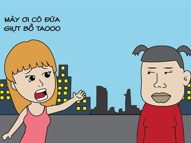 Tranh vui - Tháng Cô hồn chị em cẩn thận ... mất bồ