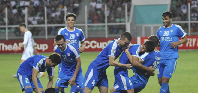 Chức vô địch gần đây nhất, thêm một Siêu cúp Turkmenistan trong bộ sưu tập của Altyn Asyr. Ảnh: AFC