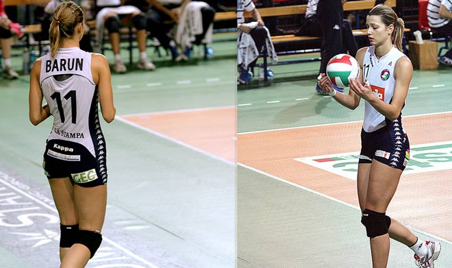 Katarina Barun (Croatia), cao 1m94 đang chơi cho Ageo Medics