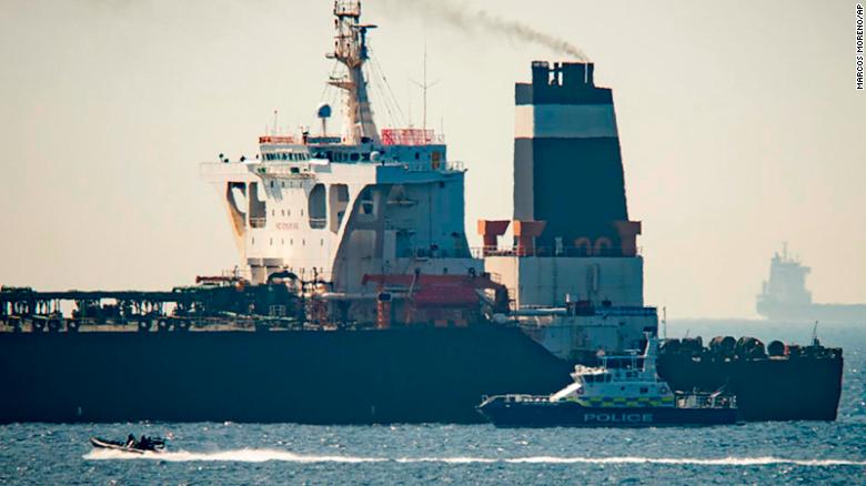 Siêu tàu chở dầu Grace 1 của Iran.