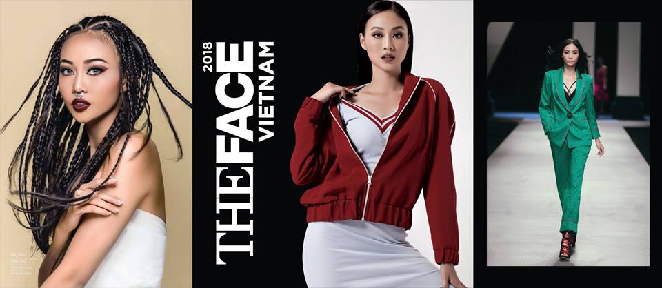 Cô nàng chia sẻ hình ảnh tham gia The Face Việt Nam 2018