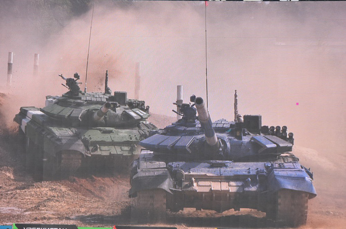 Đội tuyển xe tăng Việt Nam về nhì tại Vòng chung kết Bảng 2 cuộc thi Xe tăng hành tiến bắn mục tiêu