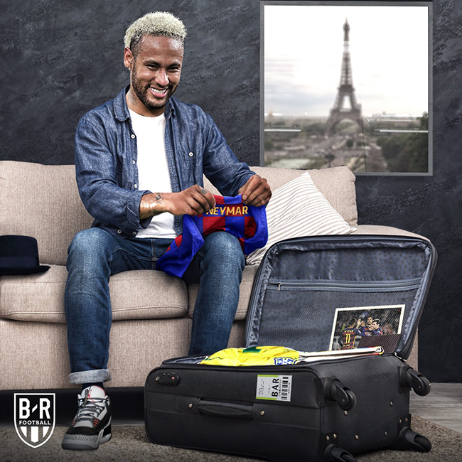Neymar đang thu dọn hành lí để quay về "mái nhà xưa" Barca.