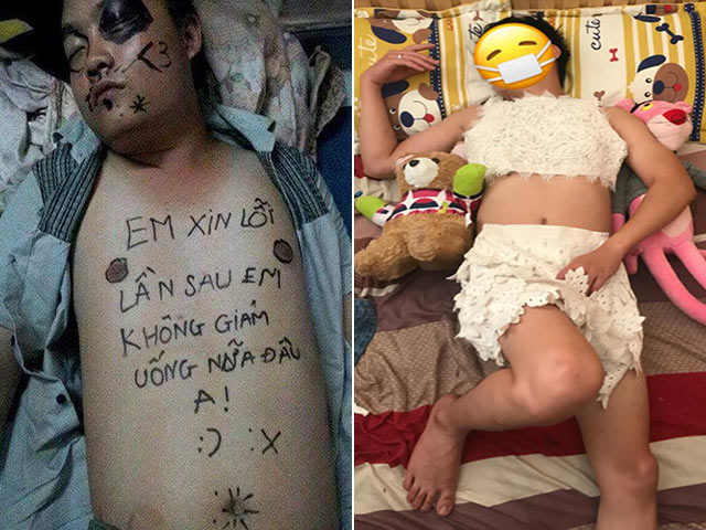 Tranh vui - Khi các bà vợ cao tay trị các ông chồng hay say xỉn
