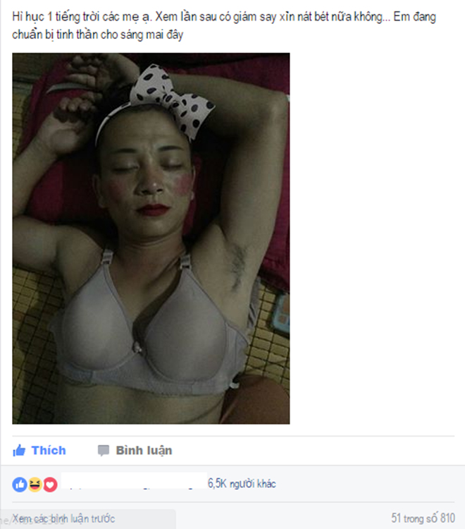 Chắc mai tỉnh dậy cũng không nhận ra mình nữa rồi.