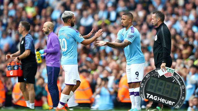 Aguero phải nhường chỗ cho Jesus