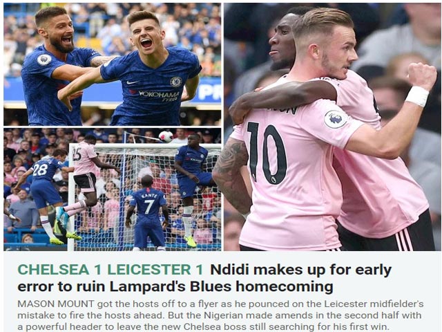Bóng đá - Chelsea sau thua MU lại "chết hụt": Báo Anh chê bai, Lampard nổi giận