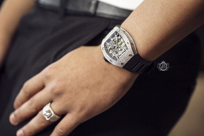 Đồng hồ Richard Mille được xếp hạng là nhẹ nhất thế giới