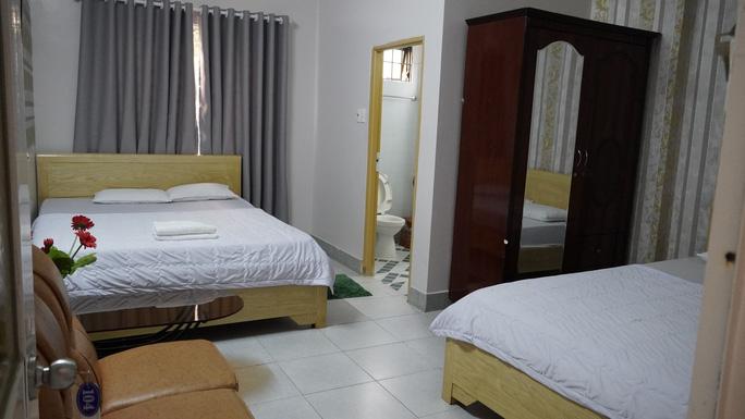 Một trong những căn phòng chủ cơ sở cho du khách thuê