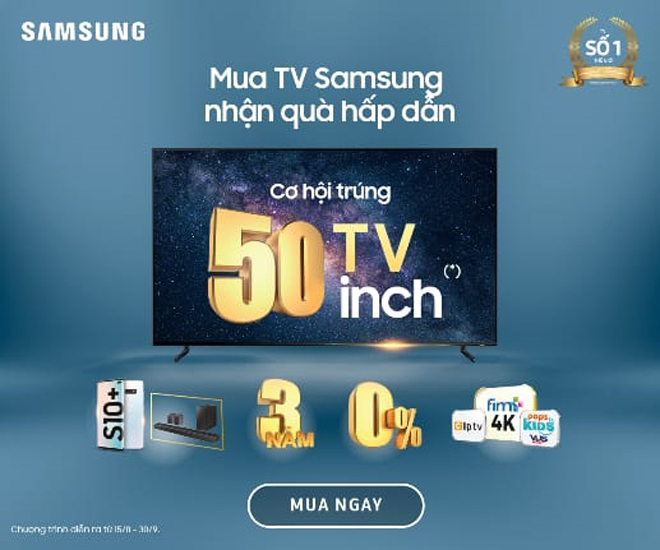 50 Năm Samsung, mua TV tại Pico giảm sốc lên đến 50% - 4