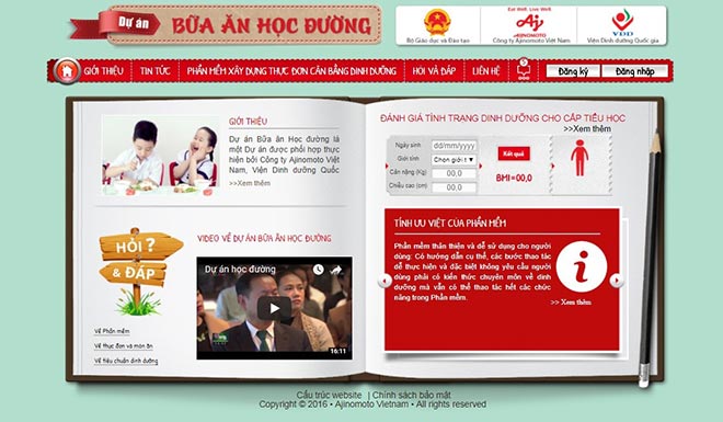 Phần mềm được cung cấp miễn phí tại website của Dự án: www.buaanhocduong.com.vn, với giao diện thân thiện với người dùng.