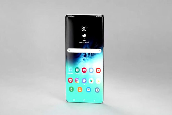 Chiếc điện thoại này có màn hình cong 5D, với cảm giác như một hòn sỏi được đưa ra khỏi sông.