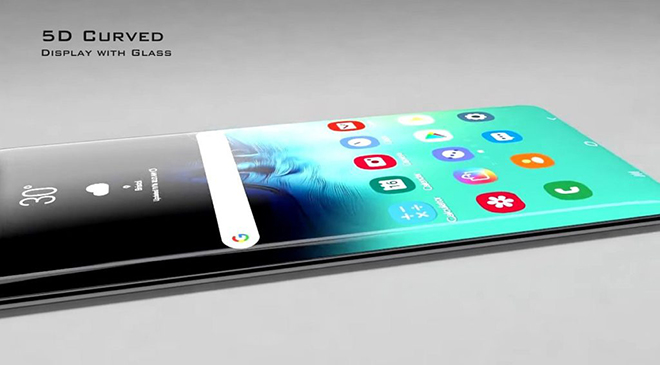 Chúng ta có thể tưởng tượng rằng tất cả các cảm biến, dấu vân tay, đèn flash, mở khóa bằng khuôn mặt và camera trước đều được nhúng trong màn hình 6,8 inch.