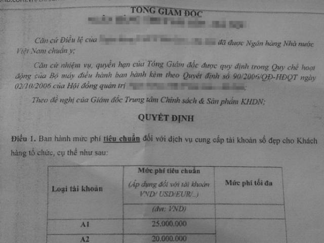 Thị trường - Tiêu dùng - Nở rộ mua bán số đẹp tài khoản ngân hàng