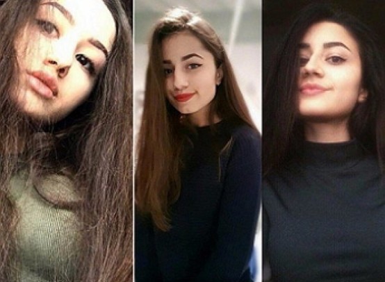 3 chị em&nbsp;Krestina (trái), Maria (giữa) và Angelina&nbsp;Khachaturyan đã sát hại chính bố đẻ của mình (Ảnh: Internet)