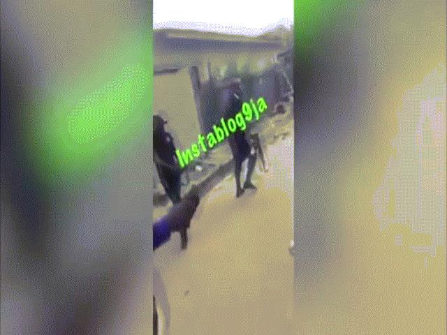 Thế giới - Video cảnh sát Nigeria cầm súng trường AK bắn chết hai kẻ cướp bị còng tay