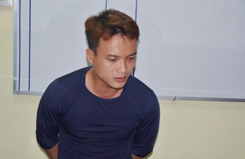 Đối tượng Nghị tại cơ quan công an.