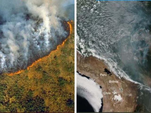 Rừng Amazon cháy ”như tận thế”, cả triệu thổ dân đối diện cảnh “màn trời chiếu đất”