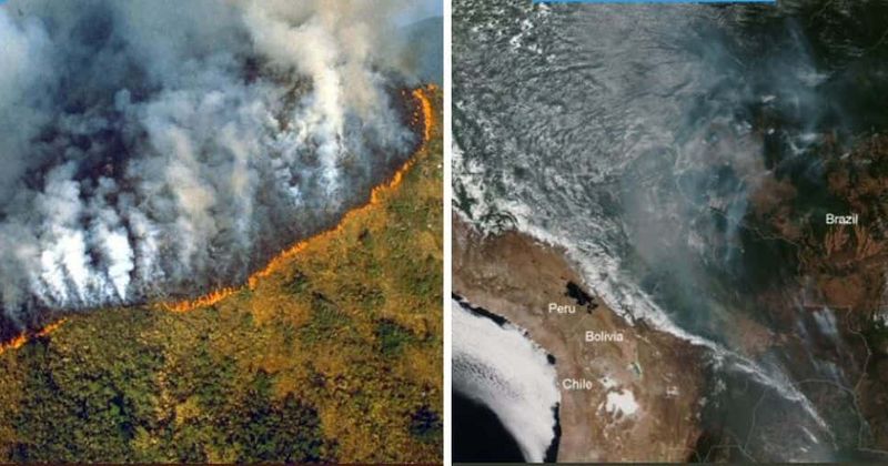 Brazil đang trải qua&nbsp;đợt cháy rừng lớn nhất&nbsp;trong nhiều năm qua (Ảnh: Meawv)
