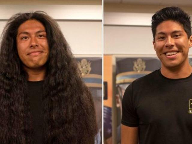 Phi thường - kỳ quặc - Mỹ: nuôi tóc suốt 15 năm mới chịu đi cắt để được nhập ngũ