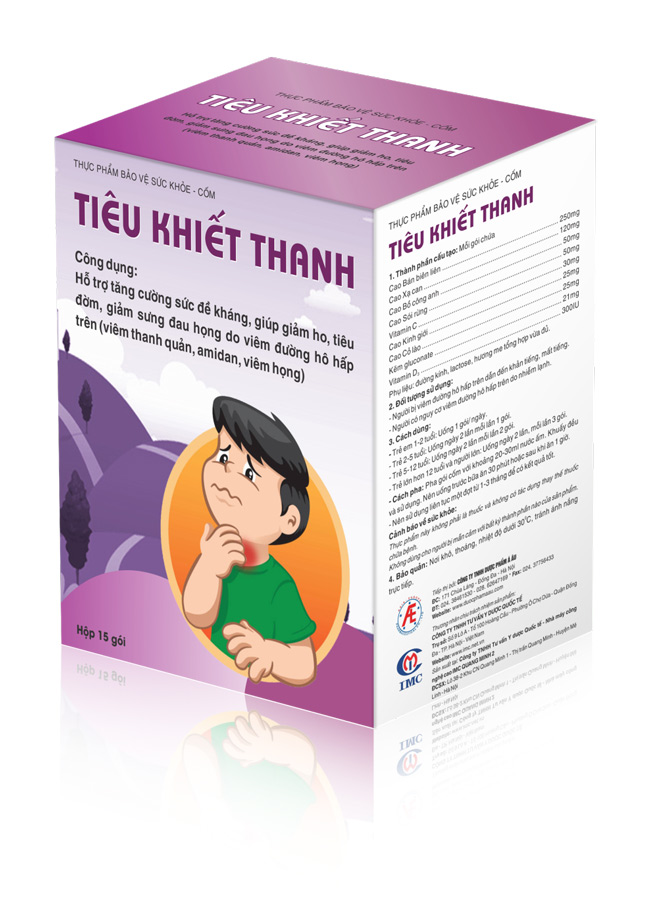 Thực phẩm bảo vệ sức khỏe cốm Tiêu Khiết Thanh