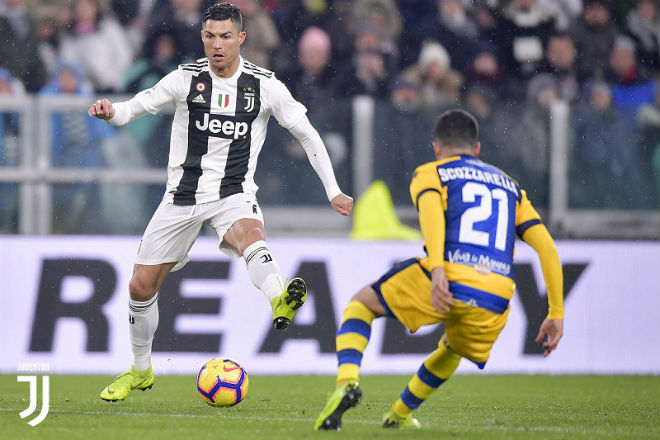 Ronaldo và Juventus từng bị Parma cầm hòa 3-3 ngay sân nhà ở lượt về Serie A mùa trước